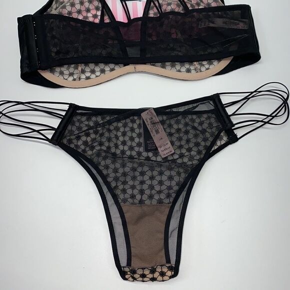 NEW VICTORIA SECRET BRA 36C PANTY Large Set - Picture 6 of 7